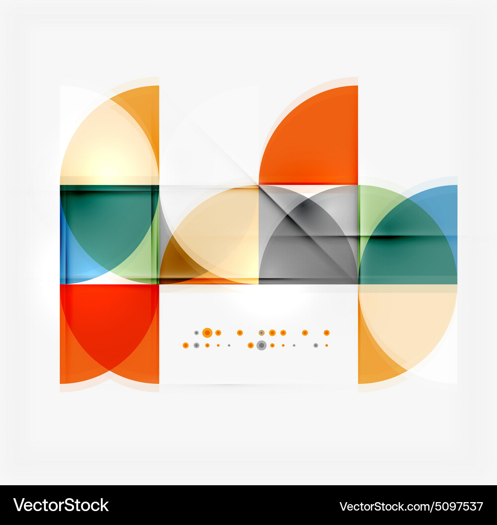 Semicircle triangle pattern Vector Image