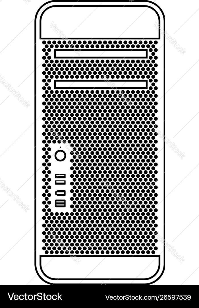 System unit icon System unit icon vector image