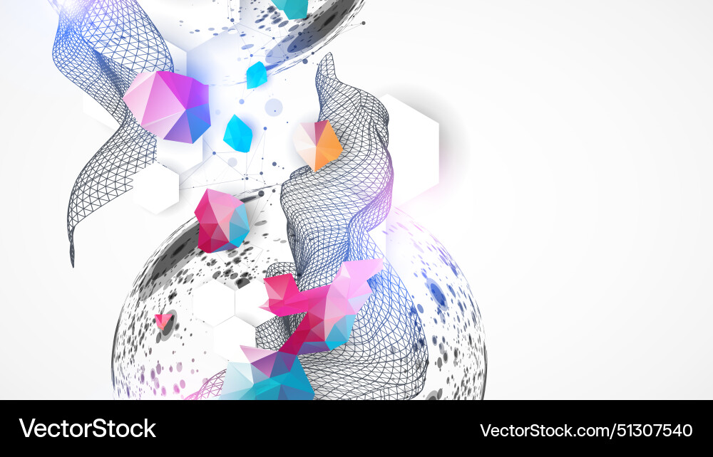 Abstract wave is made in a frame style Abstract wave is made in a frame style vector image