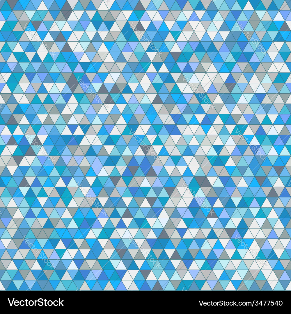 Colored triangle seamless pattern background vector image