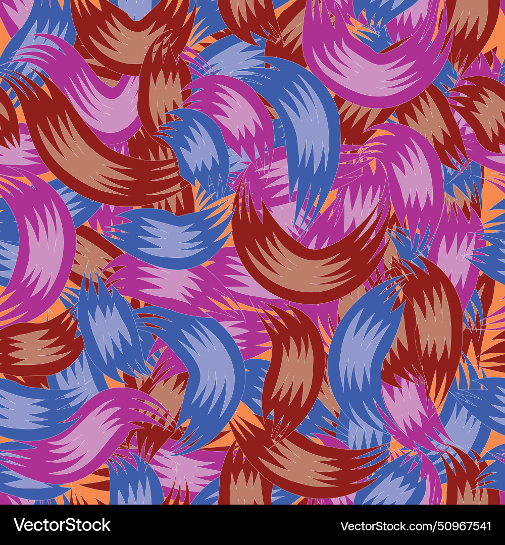 Fun colorful seamless pattern Vector Image