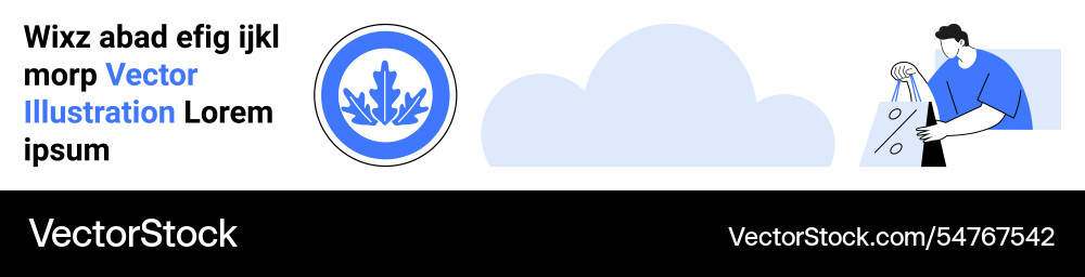 Cloud Computing Sicherheit und Datenverschlüsselung Vektorbild