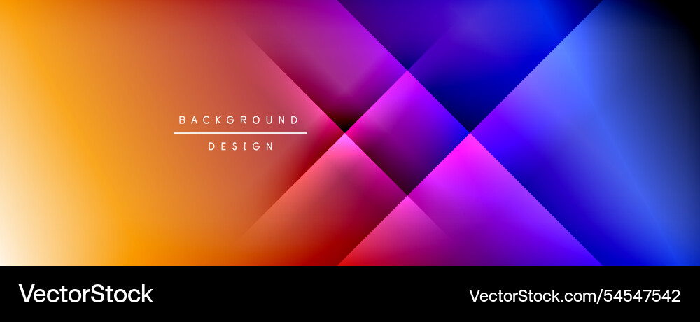 Colorful gradient with lines made of shadow Vector Image