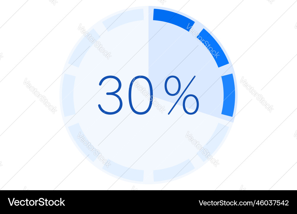 Graph with memory gauge blue Graph with memory gauge blue vector image