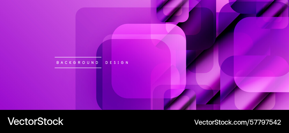 Purple abstract background overlapping squares Purple abstract background overlapping squares Vector Image