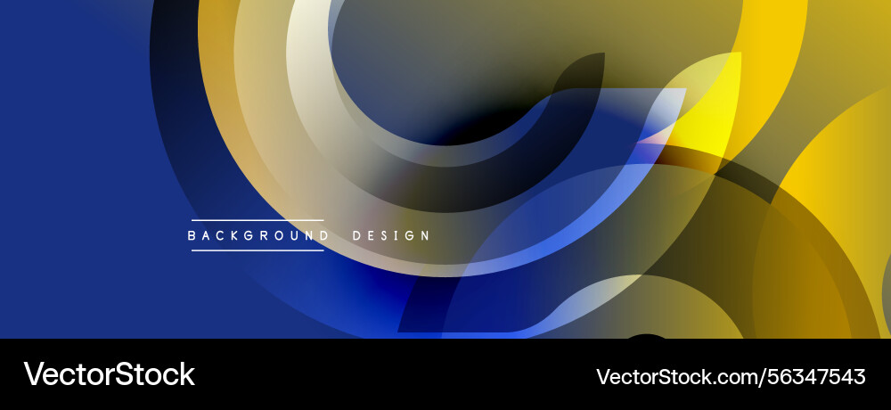Abstract design features overlapping curved Abstract design features overlapping curved vector image