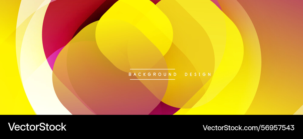 Abstract design features vibrant overlapping Abstract design features vibrant overlapping vector image