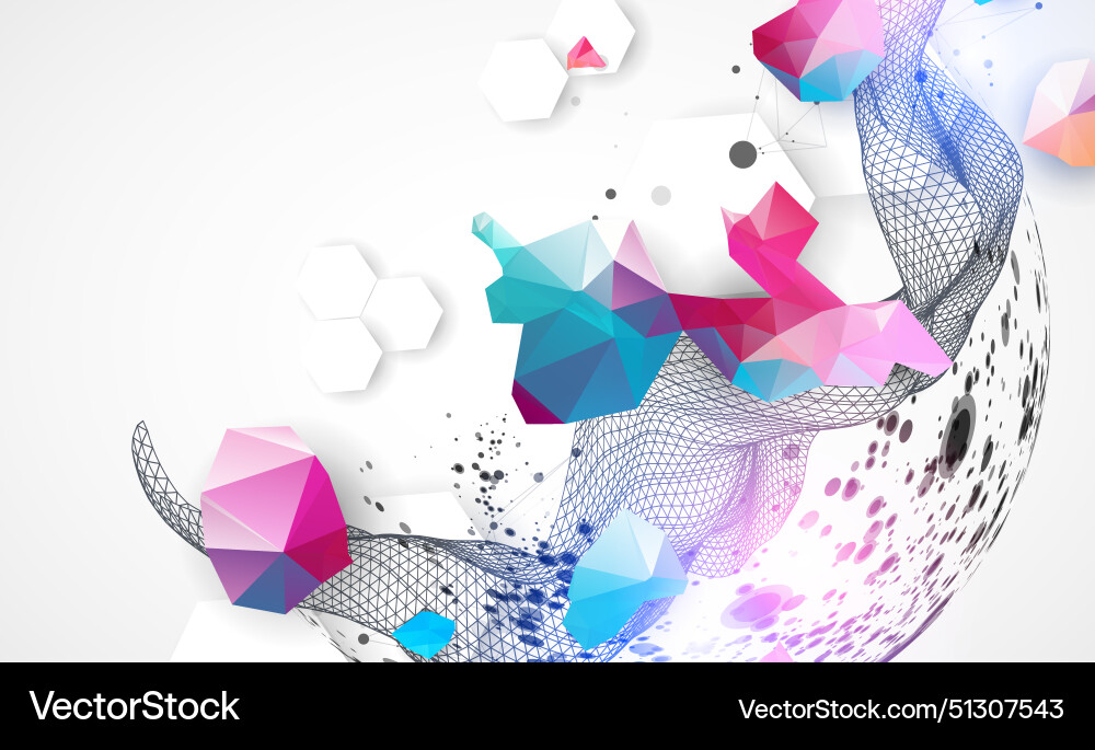 Abstract wave is made in a frame style Abstract wave is made in a frame style vector image