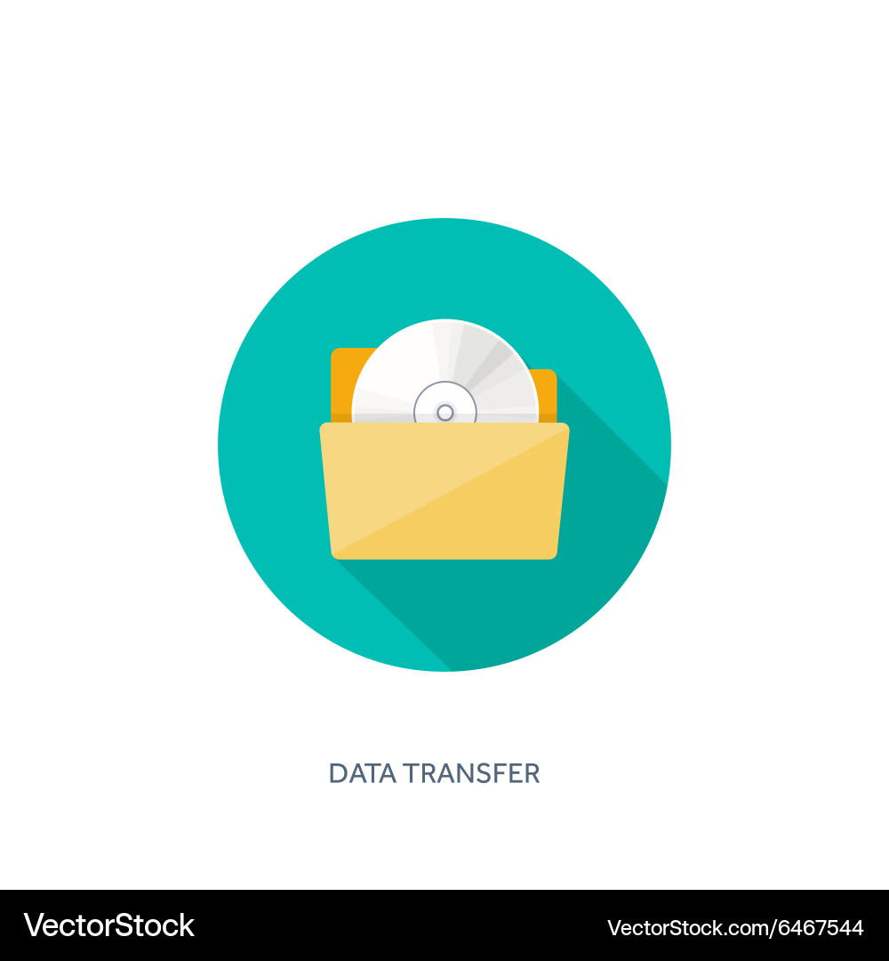 Flat background with envelope Vector Image