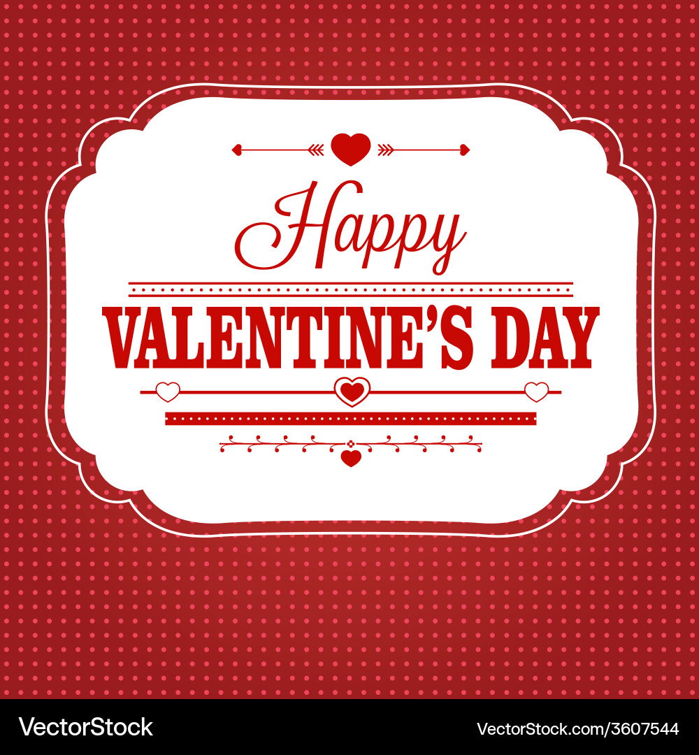 Valentine day Royalty Free Vector Image - VectorStock