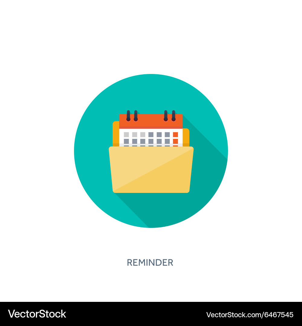 Flat background with envelope Vector Image