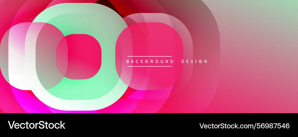 Abstract colorful design overlapping circles Abstract colorful design overlapping circles Vector Image
