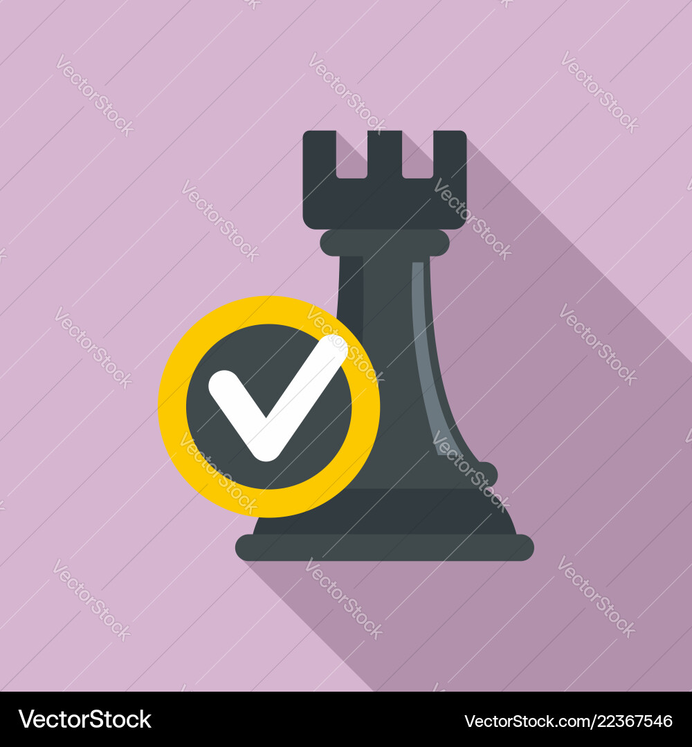 Logic decision icon flat style Logic decision icon flat style Vector Image
