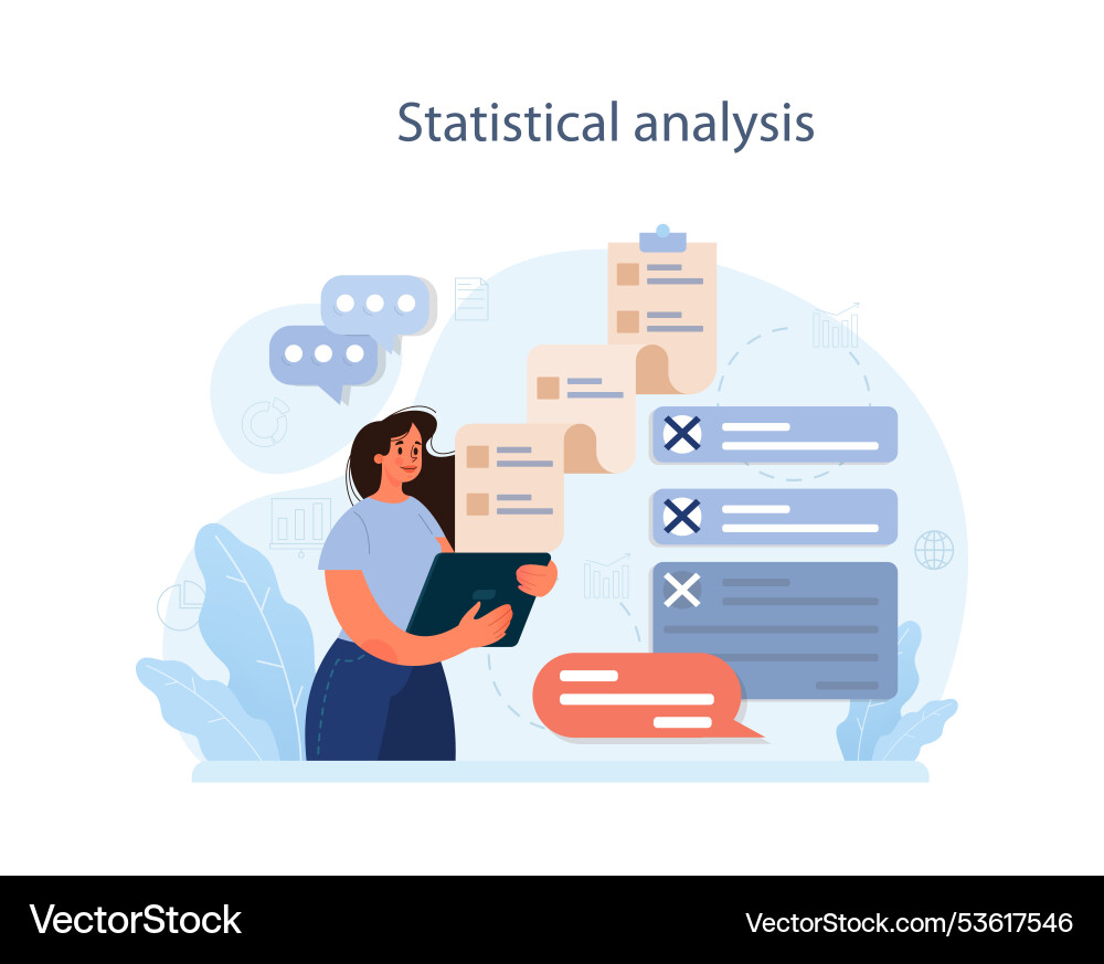 Predictive analytics process of using data Predictive analytics process of using data vector image