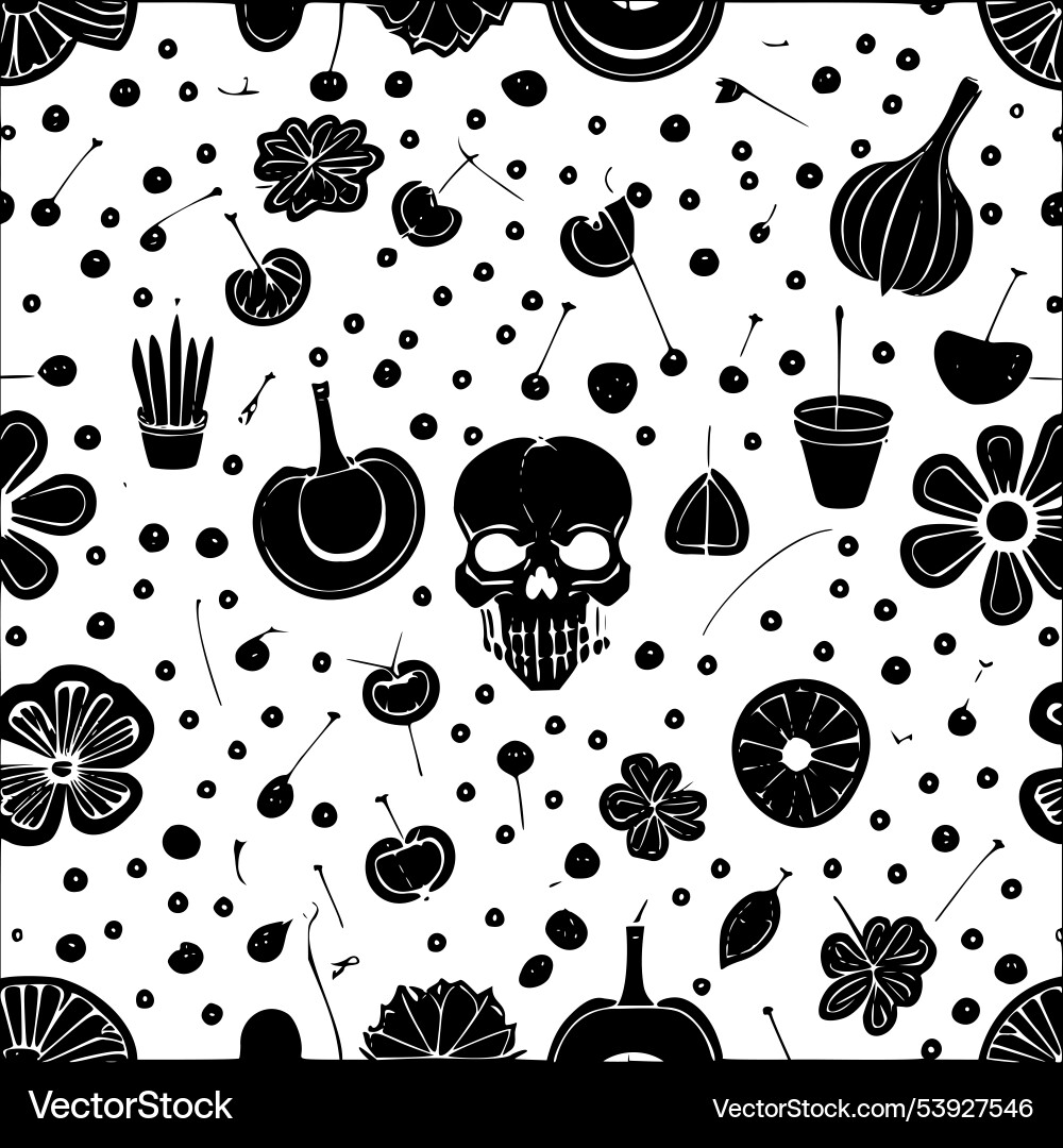 Skeleton abstract pattern seamless Skeleton abstract pattern seamless vector image