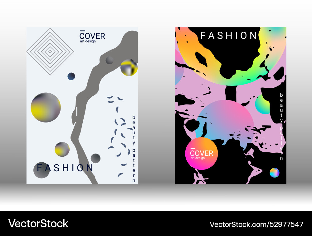 Future futuristic template with abstract forms vector image