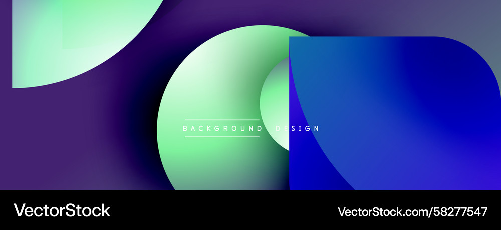 Geometric Overlap Abstract Background Vector Image