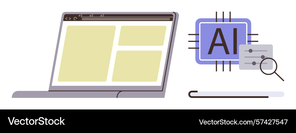 Integration of artificial intelligence in digital vector image