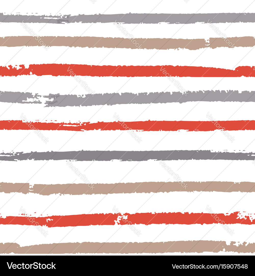 Horizontal Paint Lines Pattern vector image