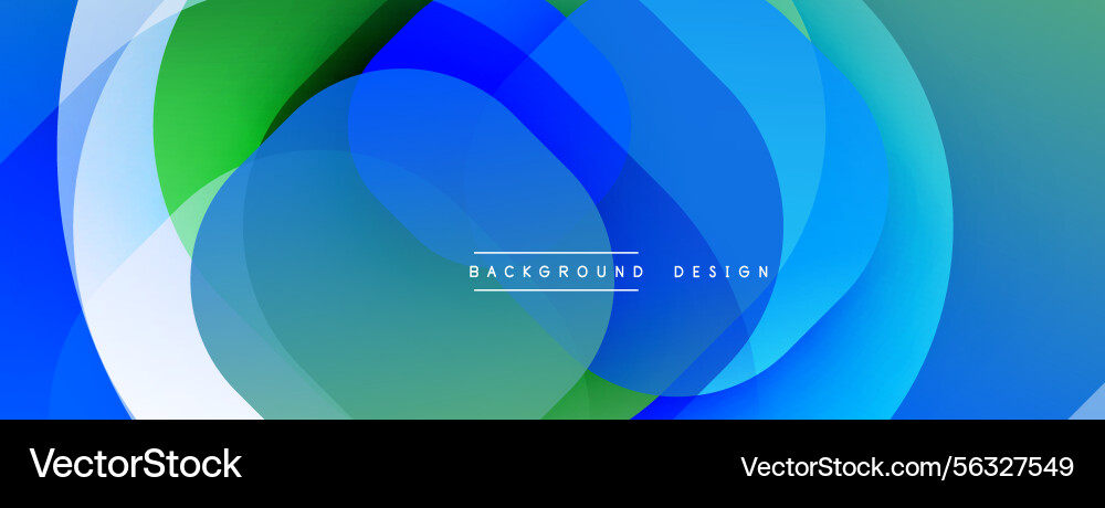 Abstract design features overlapping circles Abstract design features overlapping circles Vector Image