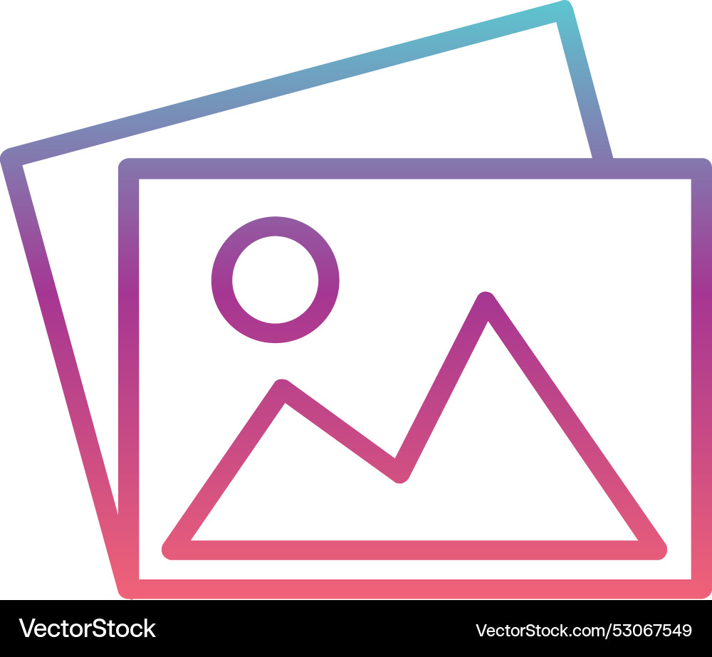 Image line gradient design Vector Image
