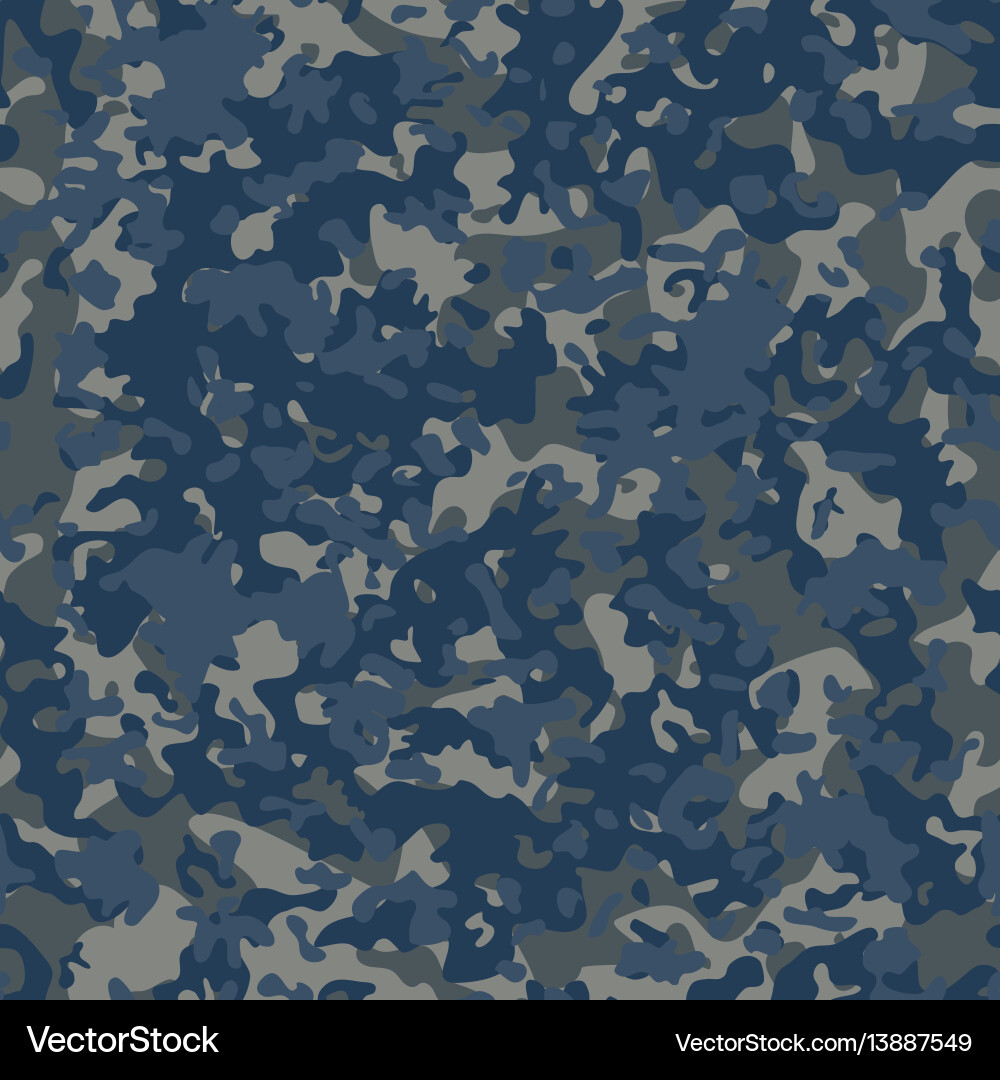 Navy flectarn camouflage seamless patterns Navy flectarn camouflage seamless patterns vector image