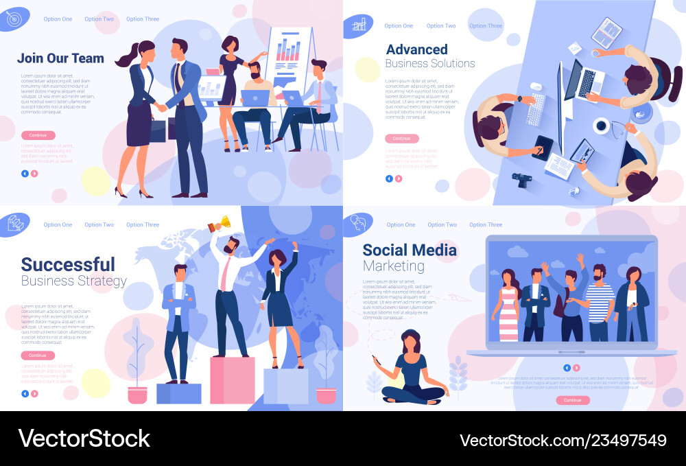 Web page design templates Web page design templates vector image