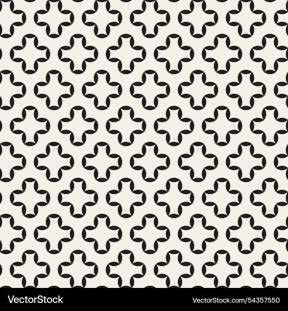 Seamless pattern repeating geometric elements vector image