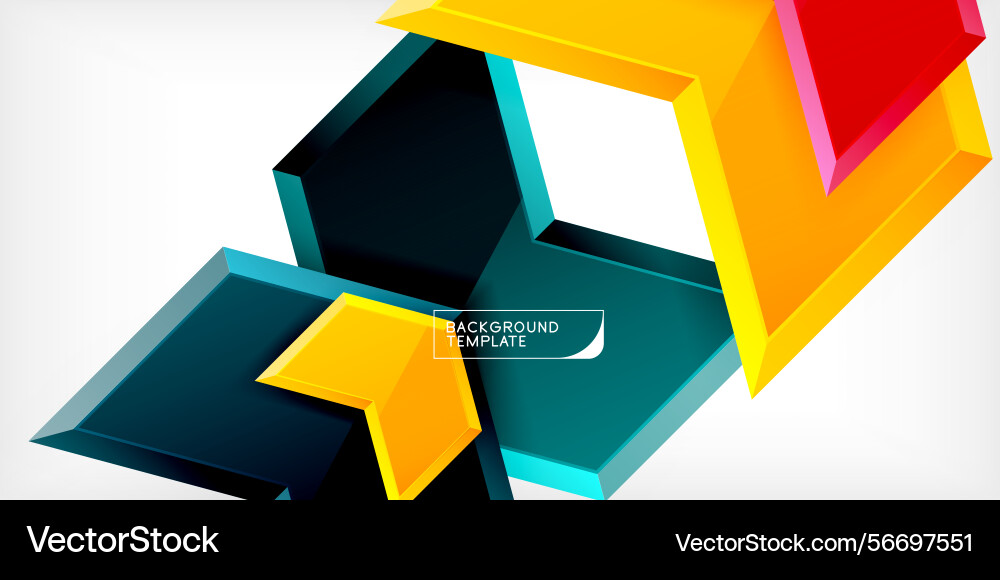 Abstract geometric shapes overlap creating Abstract geometric shapes overlap creating vector image