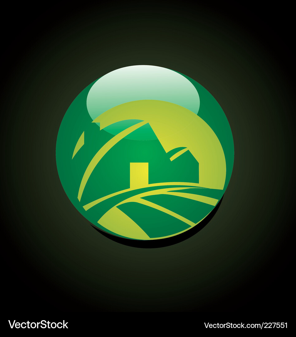 Modern Property Sphere Vector Image
