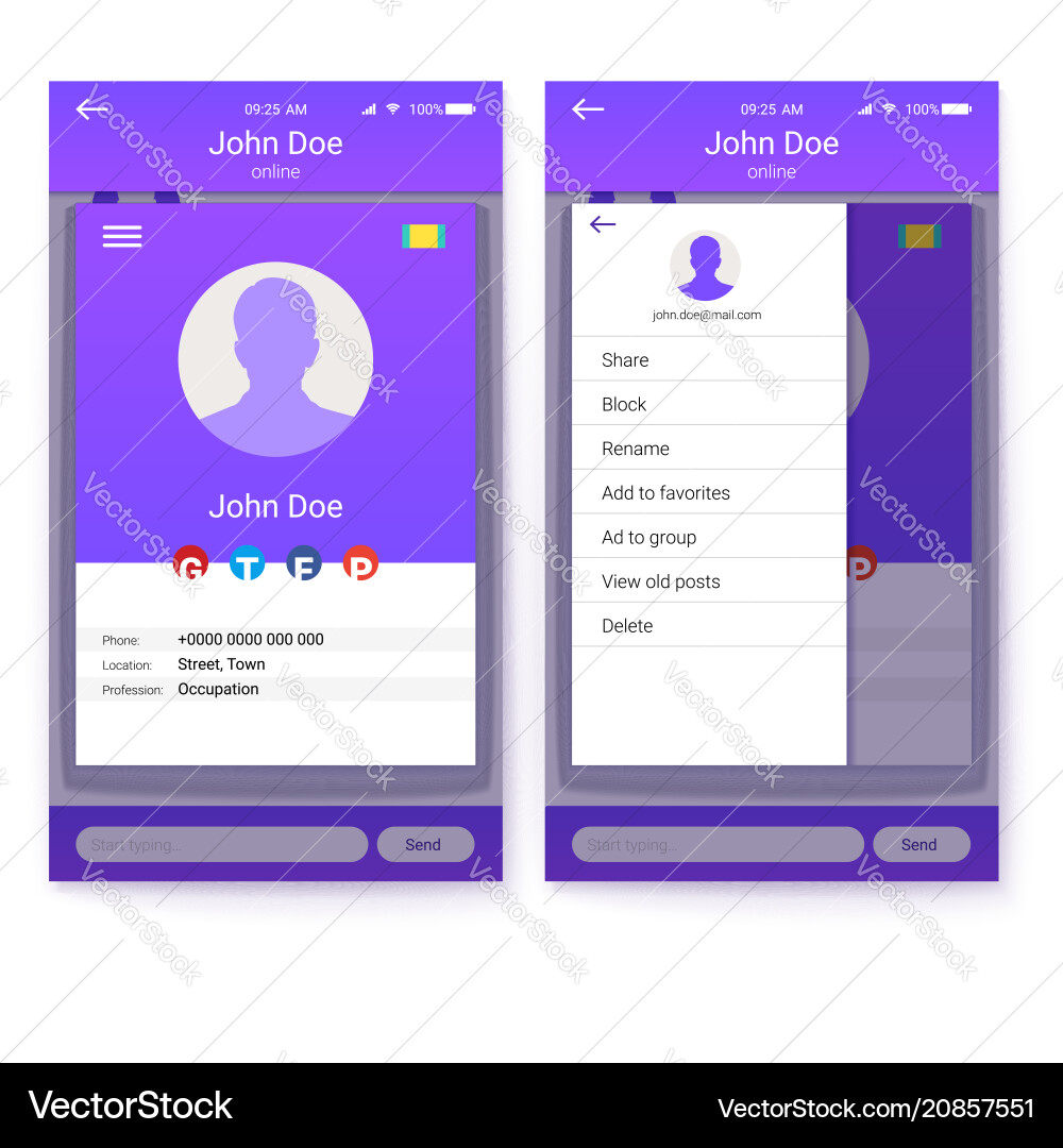 Ui von mobile app gui design für responsive Ui von mobile app gui design für responsive vektorbild