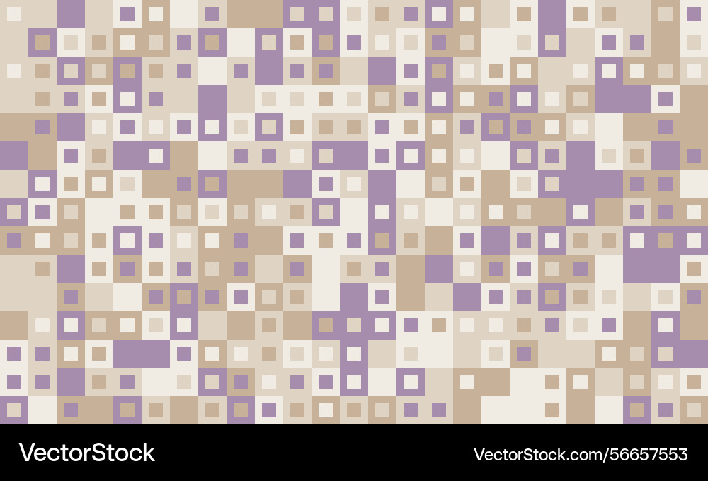 Abstract neutraltoned square pixel pattern Abstract neutraltoned square pixel pattern Vector Image