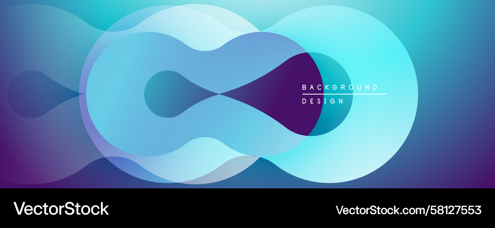Fluid Shapes Gradient Background Vector Image