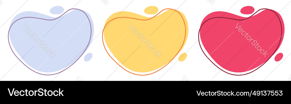 Shapes abstract design element background graphic Vector Image