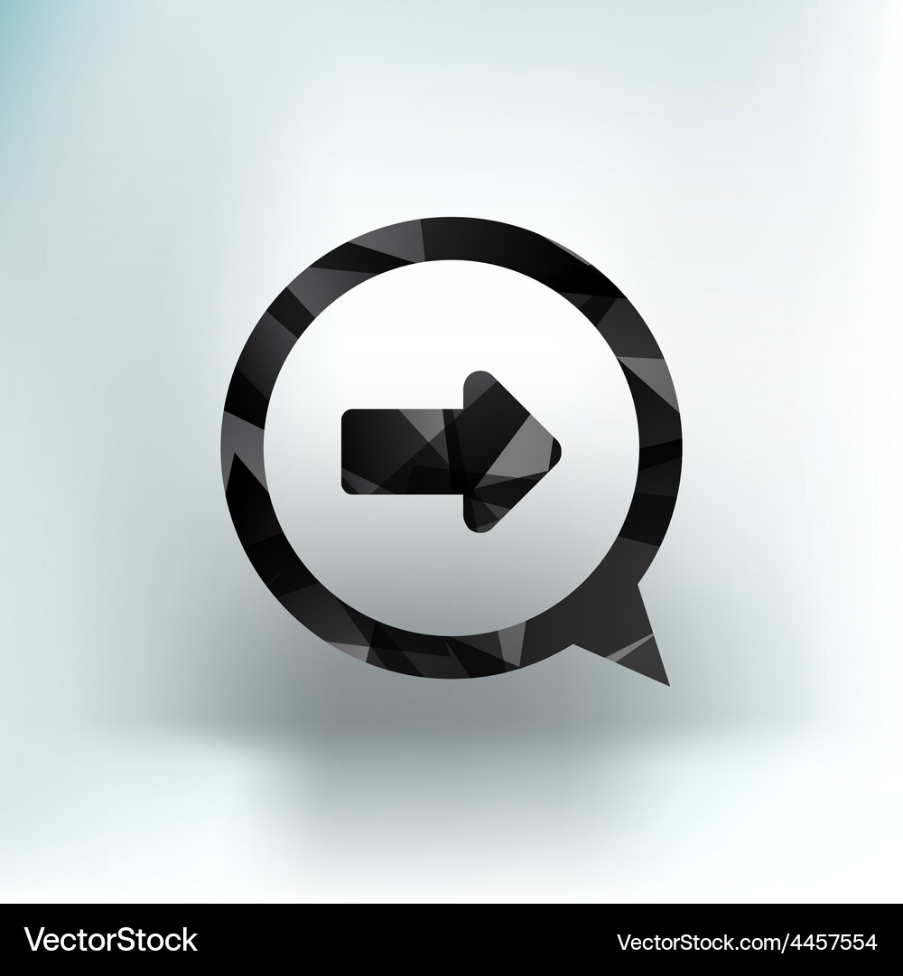 Arrow up icon isolated move symbol element Vector Image