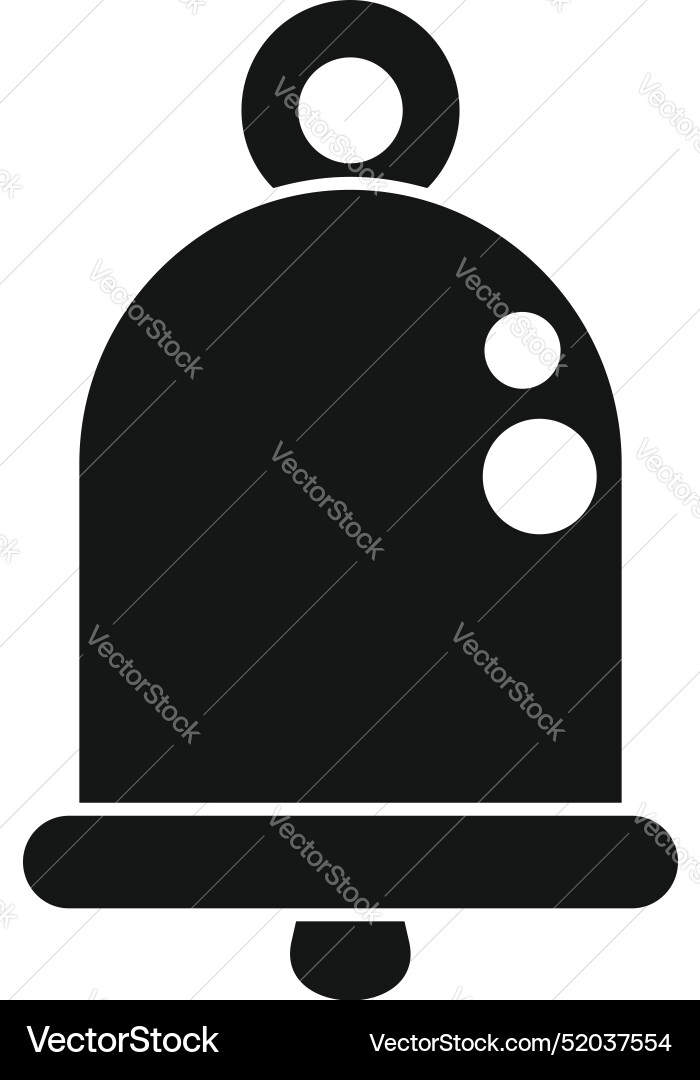 Schwarz-Weiß-Glocke-Symbol signalisiert ein Ereignis Schwarz-Weiß-Glocke-Symbol signalisiert ein Ereignis vektorbild