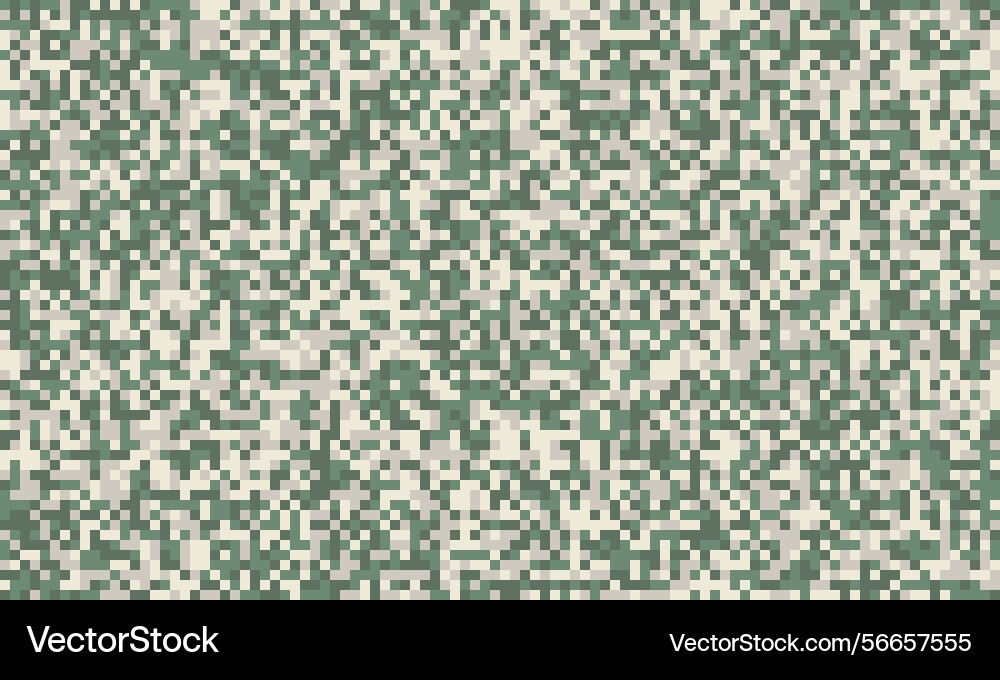 Abstract pixelated camouflage pattern in muted Abstract pixelated camouflage pattern in muted Vector Image