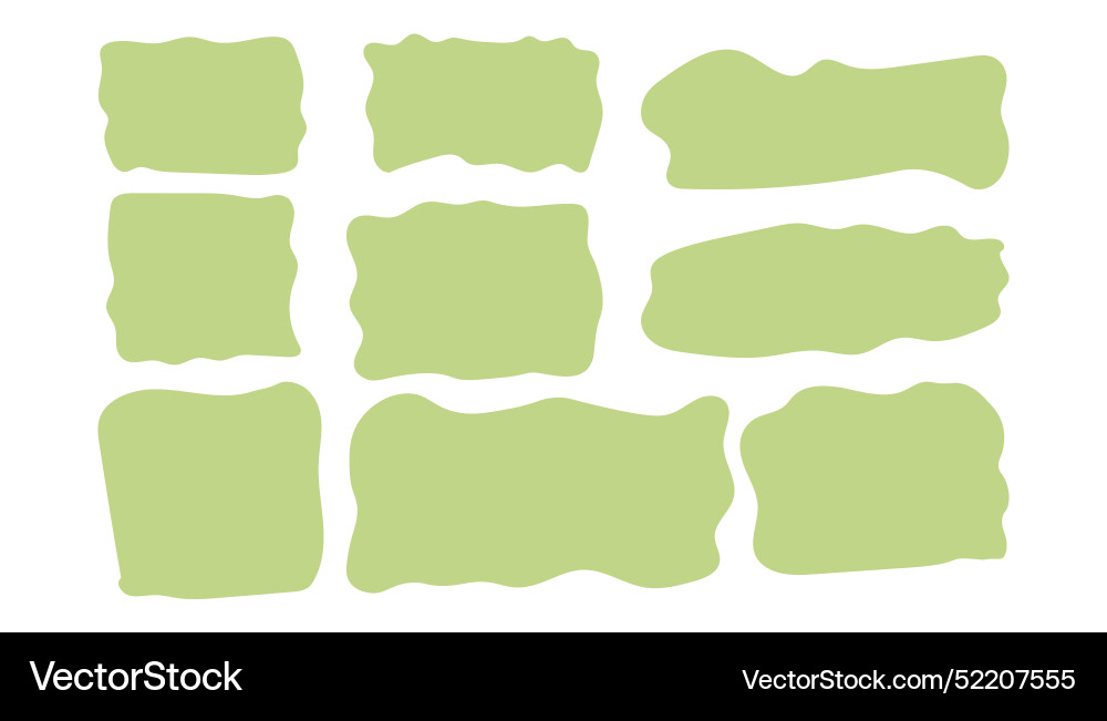 Set rectangle and square paper quote frames Set rectangle and square paper quote frames vector image