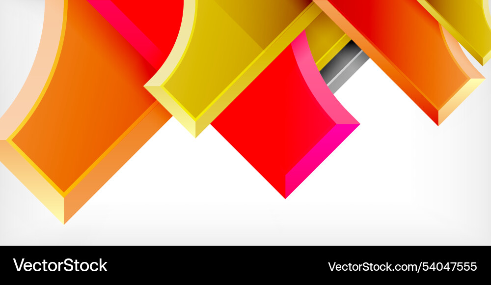 Square arrow shapes with round elements Square arrow shapes with round elements vector image