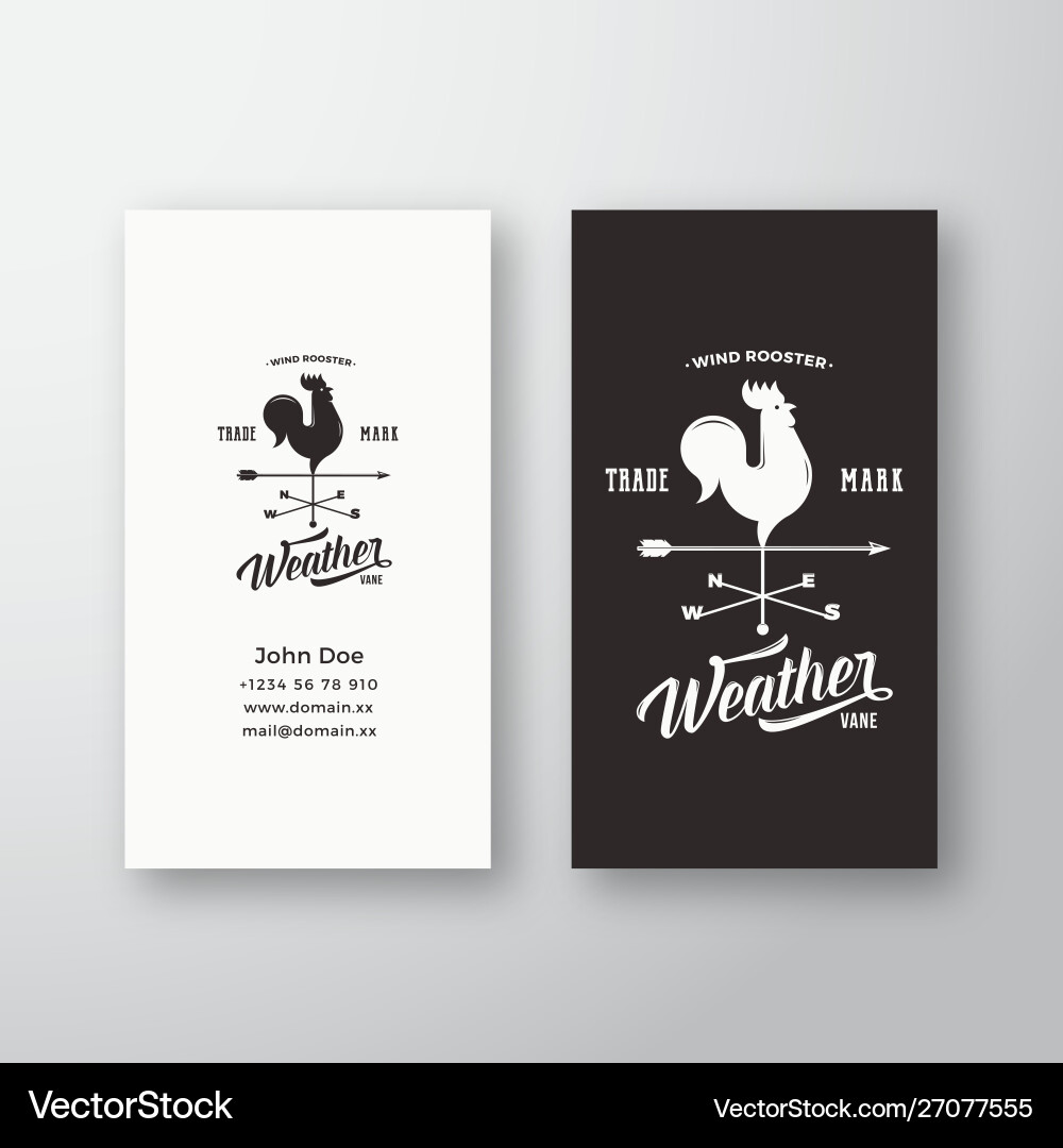Windvane rooster abstract logo and business Windvane rooster abstract logo and business vector image