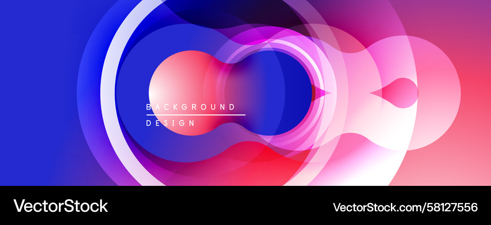 Abstract Circle Gradient Vector Image