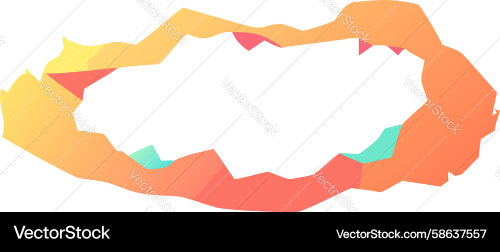 Fluid Gradient Frame Vector Image