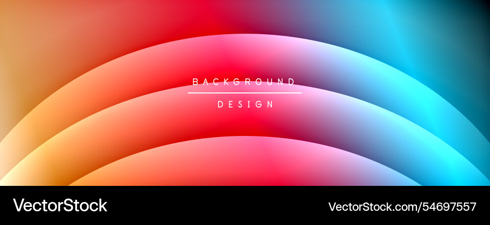 Gradient and shadow wave line geometric background Vector Image