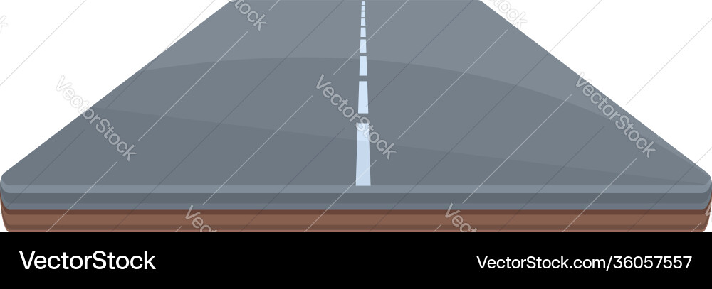 Highway construction icon cartoon style Highway construction icon cartoon style vector image