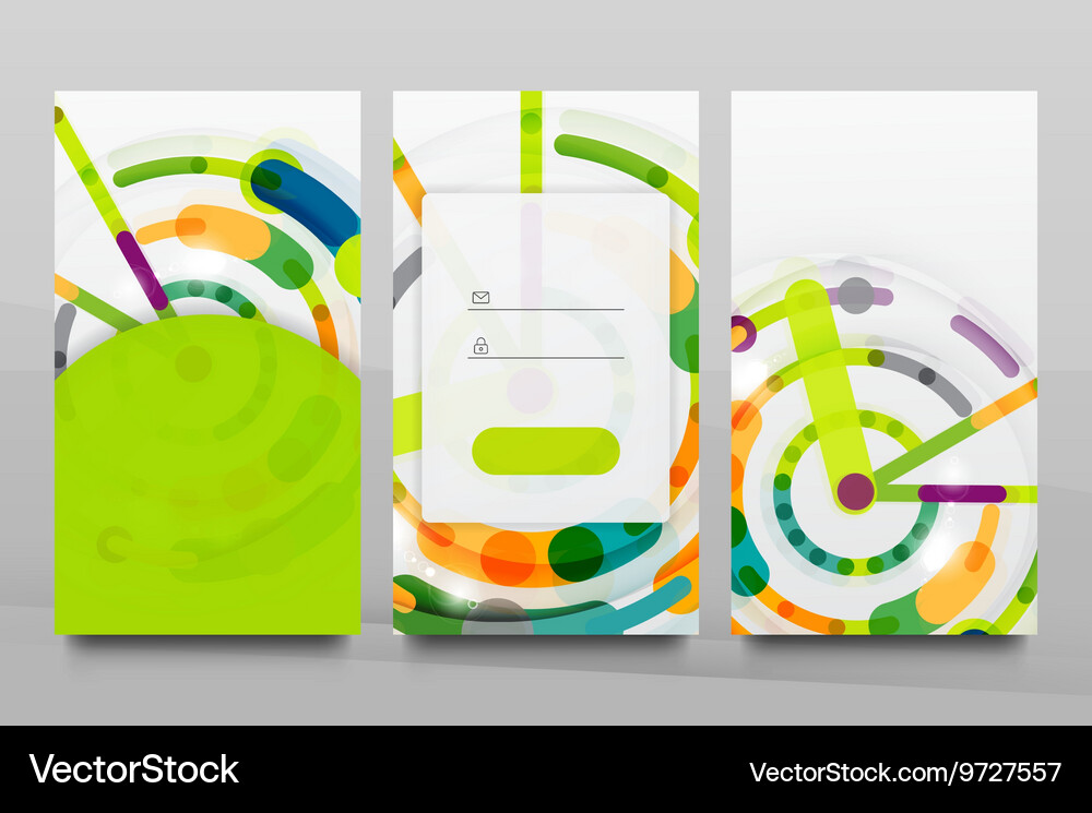 Mobile background ui Vector Image