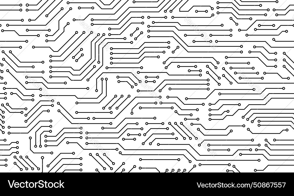 Motherboard pattern of computer circuit board Vector Image