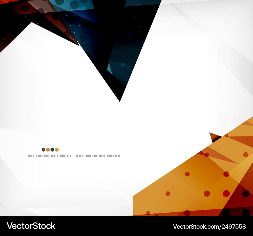 Abstract colorful overlapping composition Vector Image