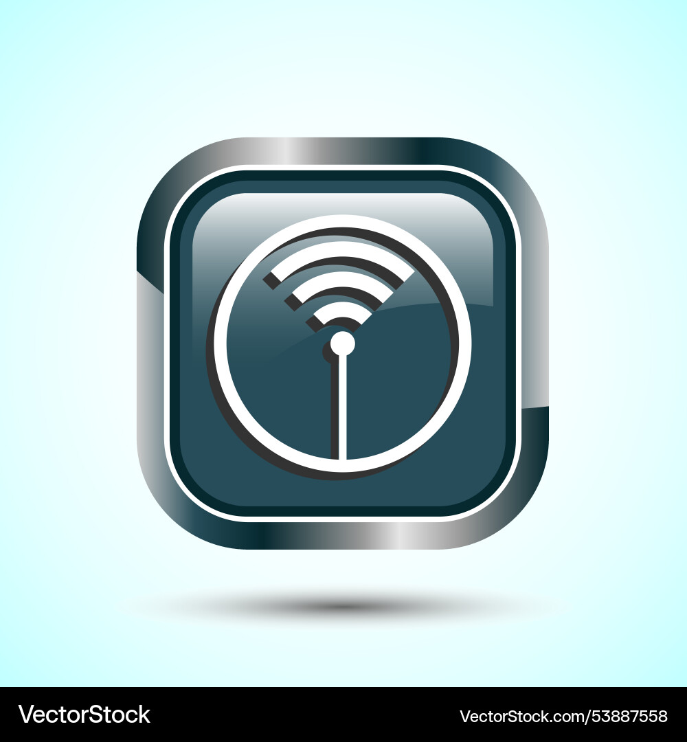 Wifi icon design internet connection symbol Vector Image