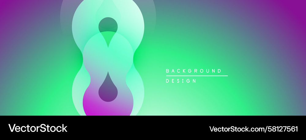 Abstract Gradient Circles Vector Image