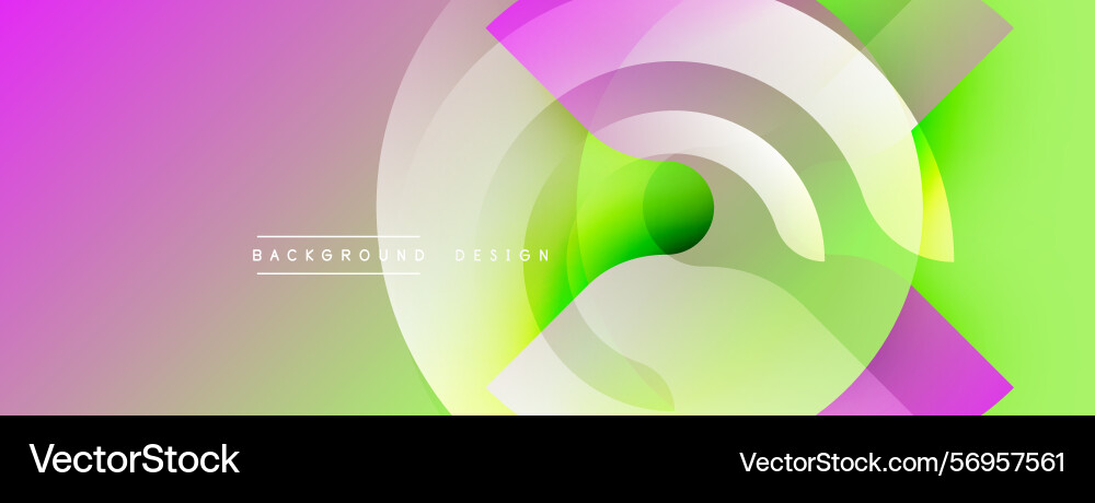 Abstract vibrant design features overlapping Abstract vibrant design features overlapping vector image
